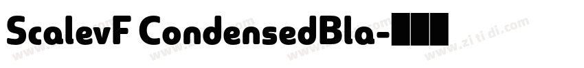 ScalevF CondensedBla字体转换